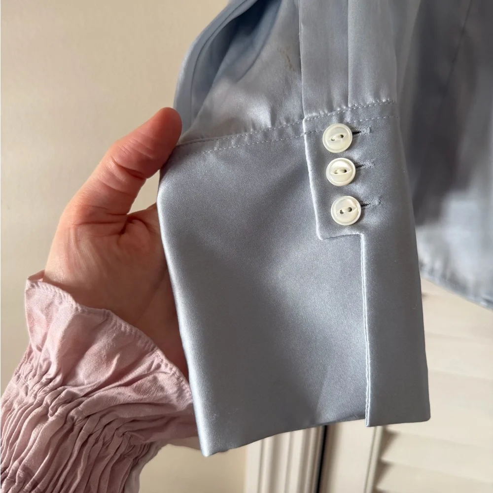 Jones New York 100% Silk Vintage Blouse - Picture 4 of 5